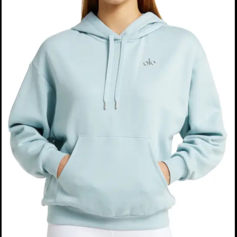 Alo Accolade Hoodie in Chalk Blue